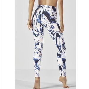 Fabletics - High Waisted Printed Powerhold - Sz M